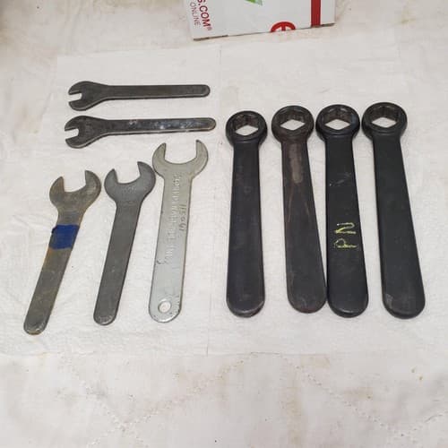 Lot of 9 Assorted Open End and Box End Wrenches LOT-920 - Thumbnail 9