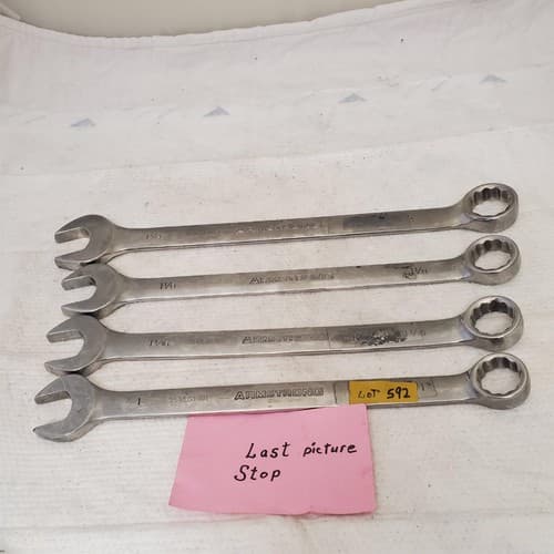 Lot of Assorted Armstrong Combination Box Wrenches LOT 592 - Thumbnail 10