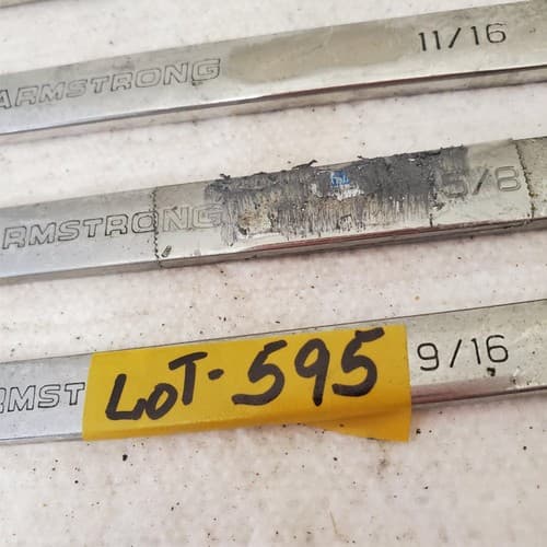 Lot of Assorted Armstrong Combination Box Wrenches LOT 595 - Thumbnail 2
