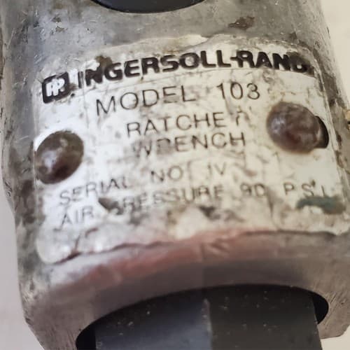 Ingersoll Rand Model 103 1/4" Pneumatic Air Ratchet Wrench Air Tool AK20 - Thumbnail 4