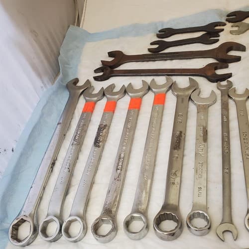 Lot of 58 Pieces Miscellaneous Assortment of Wrench Tools LOT148 - Thumbnail 3
