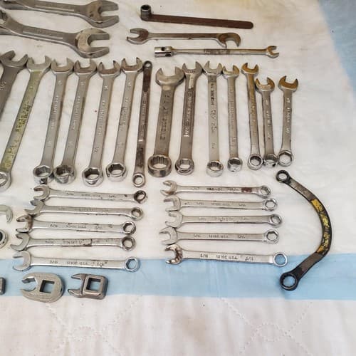 Lot of 58 Pieces Miscellaneous Assortment of Wrench Tools LOT148 - Thumbnail 5