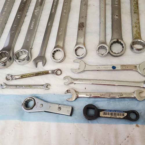 Lot of 58 Pieces Miscellaneous Assortment of Wrench Tools LOT148 - Thumbnail 8