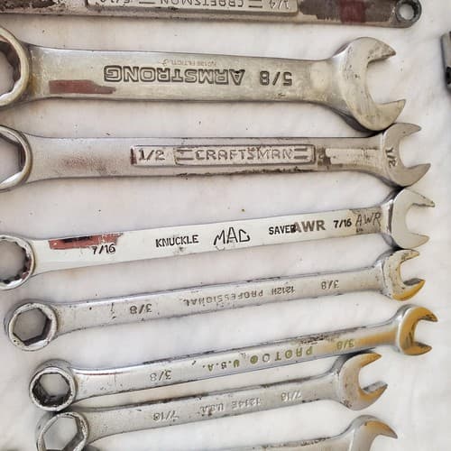 Lot of 58 Pieces Miscellaneous Assortment of Wrench Tools LOT148 - Thumbnail 10