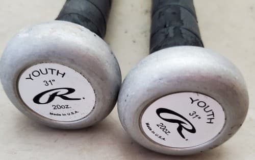 Two Rawlings Mark McGwire Model MAC350 31" 20oz Youth Baseball Bats - Thumbnail 6