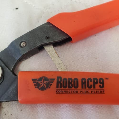 Lot of 3 Revolving Punch Pliers and Oil Filter Wrench Pliers Lot-214 - Thumbnail 6