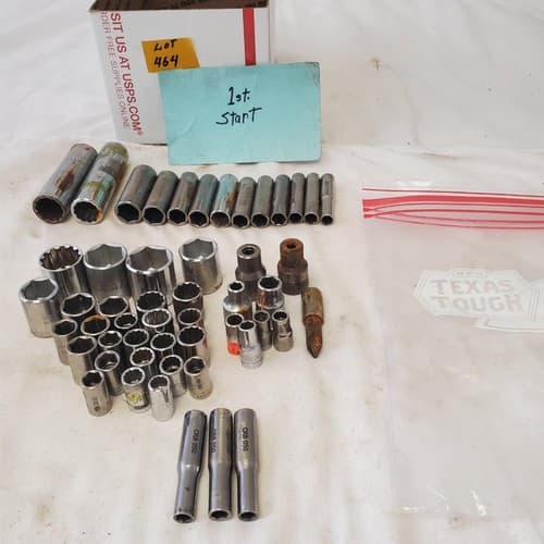 Lot of Drive Deep / Standard SAE 6-Point Socket LOT 464 - Image 1