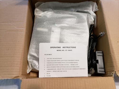 River GT-540VC Voice Changer Telephone Multi-Functional Phone System - Thumbnail 2