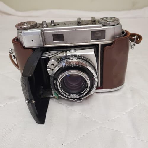 Vintage Kodak Retina III C 35mm Film Camera Leather Case Serial #559897 - Image 1