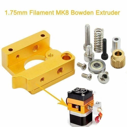 3D Printer All Metal MK8 Extruder Hotend Assembled .4mm Kit - Thumbnail 5