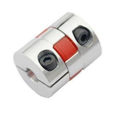 Charming Terrain Aluminium Plum Flexible Shaft Coupling for 3D Printer - Image 1