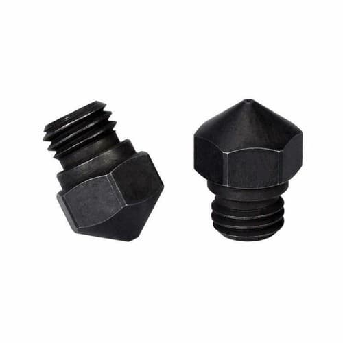 2X 3D Printer MK8 Hardened Steel Nozzle 1.75mm 0.4mm - Image 1