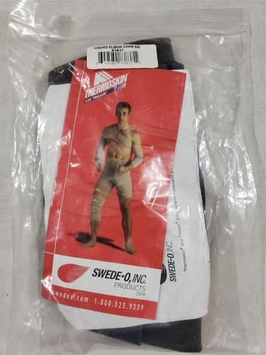 Thermoskin Range of Motion Hinged Elbow Char Brace Black- Multiple Sizes - Thumbnail 4