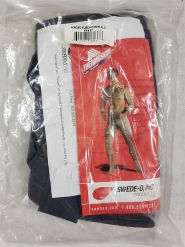 Thermoskin Range of Motion Hinged Elbow Char Brace Black- Multiple Sizes - Thumbnail 3