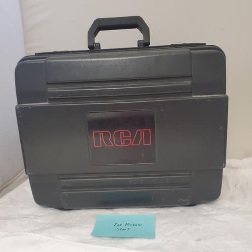 Vintage RCA Pro Wonder CLR200 VHS Camcorder with Hard Case & Accessories - Image 1