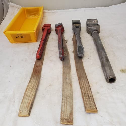 Lot of The Ridge Tools Lineman Wrenches Hand Tool LOT-661 - Thumbnail 3