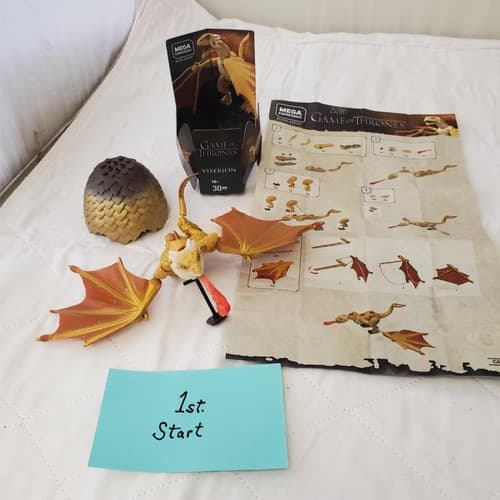 MEGA Construx 2529HY Black Series Game of Thrones Viserion Set - Image 1