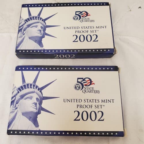 2002-S Proof Set 10 Coin US Mint Set w/ OGP & COA Uncirculated Collector Coins - Thumbnail 3
