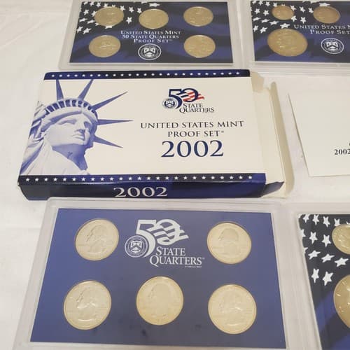 2002-S Proof Set 10 Coin US Mint Set w/ OGP & COA Uncirculated Collector Coins - Thumbnail 10
