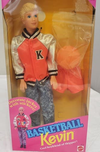 1992 Mattel Basketball Kevin Cool Boyfriend of Skipper Doll - Thumbnail 2