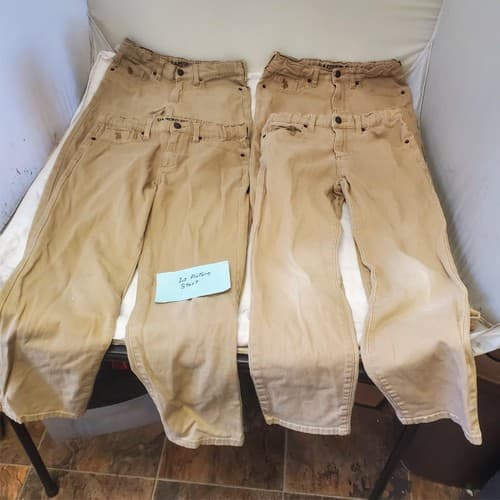 Lot of 4 U.S. Polo Assn. Honey Khaki Straight fit Denim Size 14 - Image 1