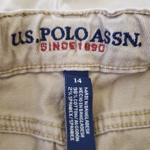 Lot of 4 U.S. Polo Assn. Honey Khaki Straight fit Denim Size 14 - Thumbnail 6
