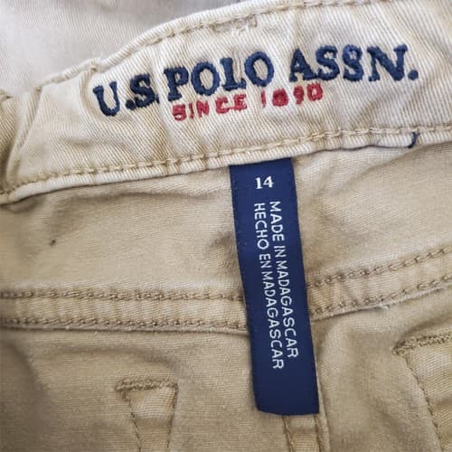Lot of 4 U.S. Polo Assn. Honey Khaki Straight fit Denim Size 14 - Thumbnail 10