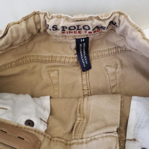 Lot of 4 U.S. Polo Assn. Honey Khaki Straight fit Denim Size 14 - Thumbnail 9