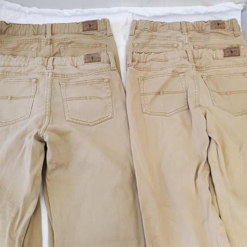 Lot of 4 U.S. Polo Assn. Honey Khaki Straight fit Denim Size 14 - Thumbnail 12