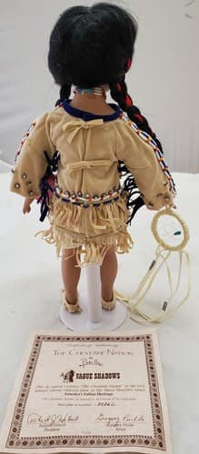 Paradise Galleries Purveyor of the World Finest Porcelain Dolls with Doll Stand - Thumbnail 4