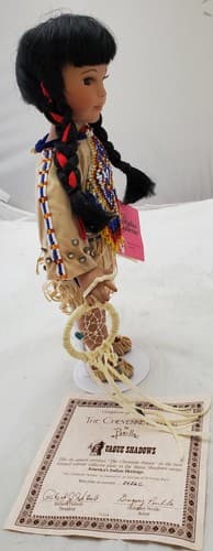 Paradise Galleries Purveyor of the World Finest Porcelain Dolls with Doll Stand - Thumbnail 5