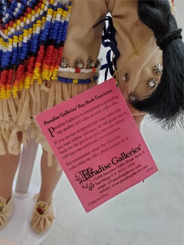 Paradise Galleries Purveyor of the World Finest Porcelain Dolls with Doll Stand - Thumbnail 7