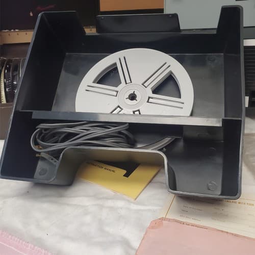 8mm Projector ELMO GP-E Slow Motion Zoom & Film Reel Storage Box - Thumbnail 7
