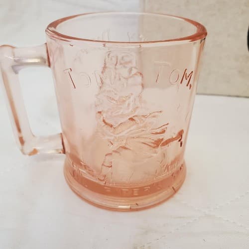 Tiara Exclusives Amber Glass Nursery Rhyme Humpty Dumpty Baby Plate Bowl Cup - Thumbnail 7