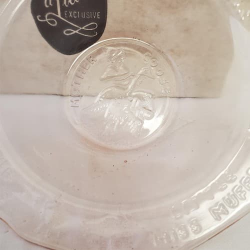 Tiara Exclusives Amber Glass Nursery Rhyme Humpty Dumpty Baby Plate Bowl Cup - Thumbnail 10