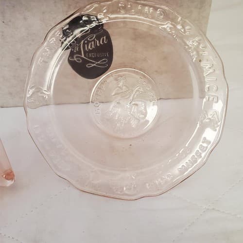 Tiara Exclusives Amber Glass Nursery Rhyme Humpty Dumpty Baby Plate Bowl Cup - Thumbnail 11