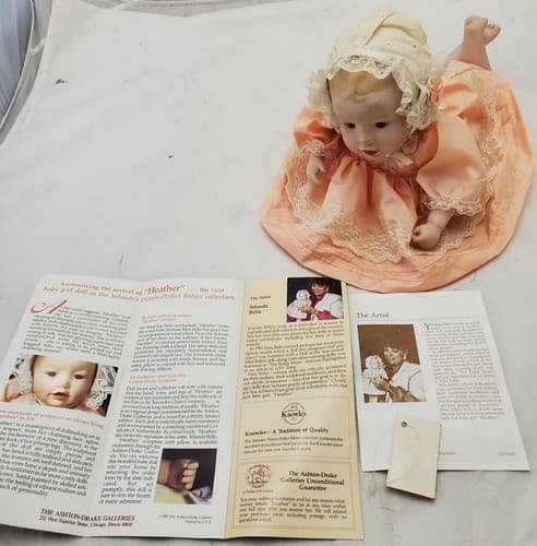 Yolanda Bello Knowles Ashton-Drake Picture Perfect Babies "Heather" Doll - Image 1