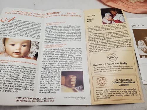 Yolanda Bello Knowles Ashton-Drake Picture Perfect Babies "Heather" Doll - Thumbnail 4