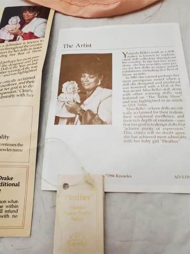 Yolanda Bello Knowles Ashton-Drake Picture Perfect Babies "Heather" Doll - Thumbnail 3