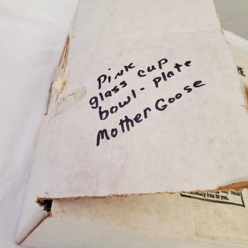 Tiara Exclusives Amber Glass Nursery Rhyme Humpty Dumpty Baby Plate Bowl Cup - Thumbnail 2