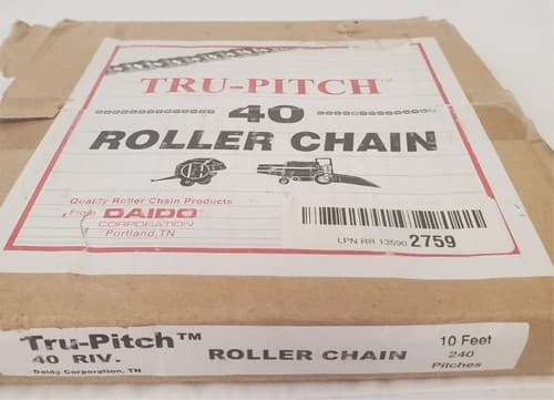 TRU-PITCH 40 Roller Chain by Daido Corporation - Thumbnail 2