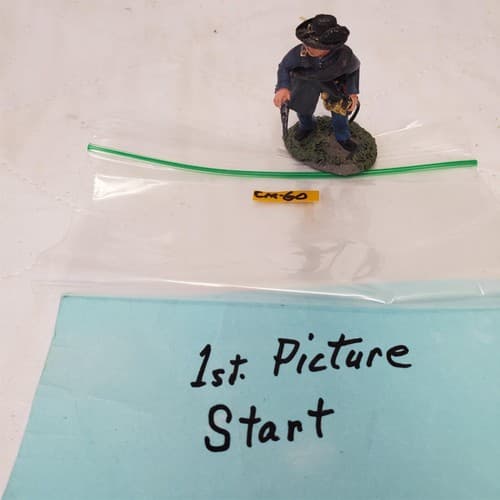 Hand Painted Metal Toy Soldier Civil War 0741L CM-60 - Image 1