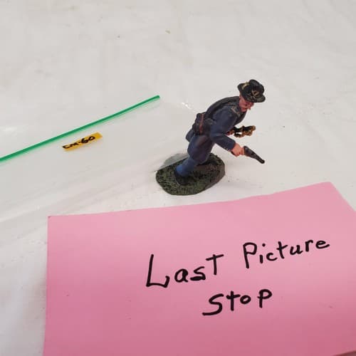 Hand Painted Metal Toy Soldier Civil War 0741L CM-60 - Thumbnail 8