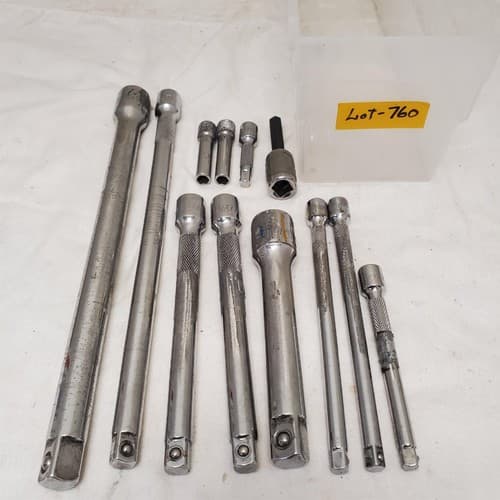Lot of 12 Assorted Matco Sockets Wrenches Extension LOT-760 - Image 1
