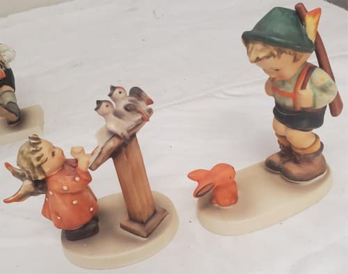 Lot of 12 Vintage Hummel Hand-Painted Ceramic Child Figurines - Thumbnail 3