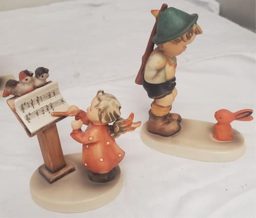 Lot of 12 Vintage Hummel Hand-Painted Ceramic Child Figurines - Thumbnail 5