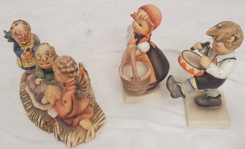 Lot of 12 Vintage Hummel Hand-Painted Ceramic Child Figurines - Thumbnail 20