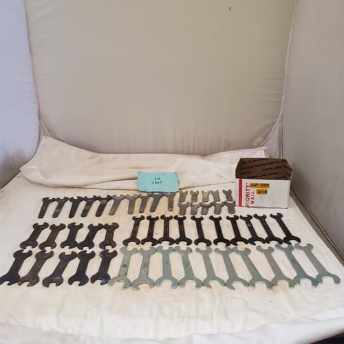 Lot of 50 Assorted Open End Service Wrench & other Wrench Tool LOT 484 - Image 1