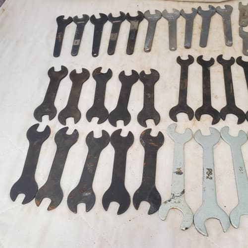 Lot of 50 Assorted Open End Service Wrench & other Wrench Tool LOT 484 - Thumbnail 4