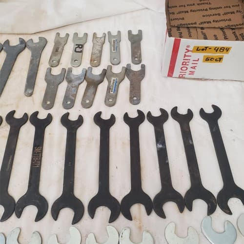 Lot of 50 Assorted Open End Service Wrench & other Wrench Tool LOT 484 - Thumbnail 5